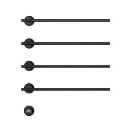 Полотенцесушитель электрический Wonzon & Woghand Dortmund П4 584x610 мм WW-A364-MB, чёрный - фото 