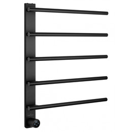 Полотенцесушитель электрический Wonzon & Woghand N&uuml;rnberg П5 520x627 мм WW-AL345-MB, чёрный - фото 