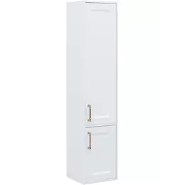 Пенал подвесной Aquanet Бостон New 35 см 00347184 R, белый сатин - фото 