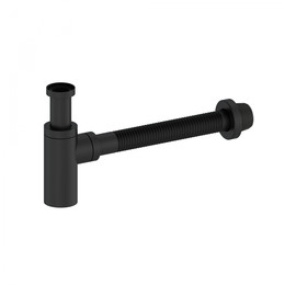 Сифон для умывальника Wonzon & Woghand WW-88SS101-MB, чёрный - фото 