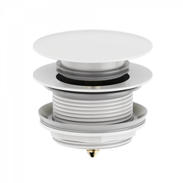 Донный клапан Wonzon & Woghand WW-SS105-MW, белый - фото 