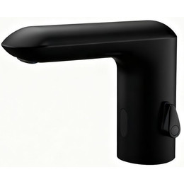 Смеситель для раковины электронный SantiLine Photocell SL-9027MB, чёрный матовый - фото 