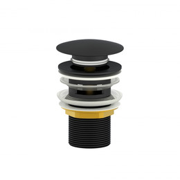 Донный клапан Wonzon & Woghand WW-88SS01-MB, чёрный - фото 