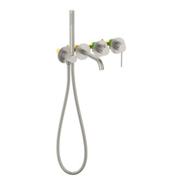 Смеситель для ванны Timo Saona 2314/13YSM (со скрытой частью) никель - фото 