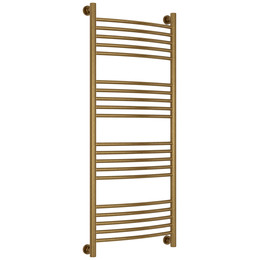 Полотенцесушитель водяной Сунержа Богема+ П20 500x1260 мм (выгнутая перемычка) 05-0221-1250, состаренная бронза - фото 