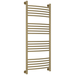 Полотенцесушитель водяной Сунержа Богема+ П20 500x1260 мм (выгнутая перемычка) 032-0221-1250, золото матовое - фото 