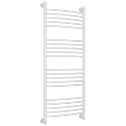 Полотенцесушитель водяной Сунержа Богема+ П20 500x1260 мм (выгнутая перемычка) 30-0221-1250, белый матовый - фото 