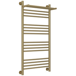 Полотенцесушитель водяной Сунержа Богема+ с полкой П16 500x1060 мм 032-0223-1050, золото матовое - фото 