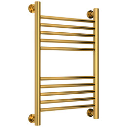 Полотенцесушитель водяной Сунержа Богема+ П10 400x660 мм (прямая перемычка) 03-0220-6040, золото - фото 