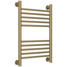 Полотенцесушитель водяной Сунержа Богема+ П10 400x660 мм (прямая перемычка) 032-0220-6040, золото матовое - фото 