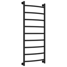 Полотенцесушитель водяной Сунержа Галант+ П9 500x1260 мм 31-0200-1250, чёрный матовый - фото 