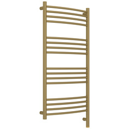 Полотенцесушитель электрический Сунержа Богема 3.1 П16 500x1120 мм (выгнутая перемычка) 032-6003-1050 R, золото матовое - фото 