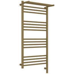 Полотенцесушитель электрический Сунержа Богема 3.1 с полкой П16 500x1120 мм 032-6007-1050 R, золото матовое - фото 