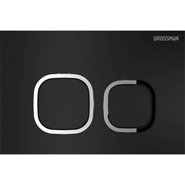 Кнопка смыва Grossman Cosmo 700.K31.02.210.210, чёрный матовый - фото 