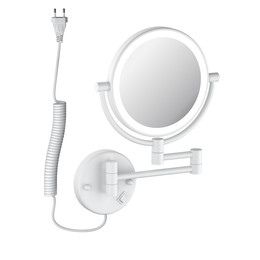 Зеркало косметическое Timo Saona 13376/16, цвет белый матовый - фото 