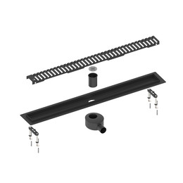 Трап Timo Drain System 80 см DS230108/03, чёрный матовый - фото 