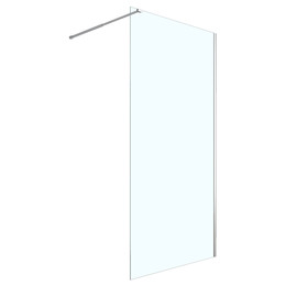 Душевая перегородка Loranto Walk-in 70 см CS-W04C-70 (стекло 8 мм) хром/прозрачное - фото 