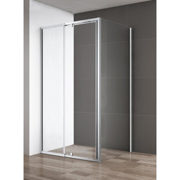 Душевое ограждение Cezares 100-110х100 см VARIANTE-AH-1-100/110-100-C-Cr, хром/прозрачное - фото 