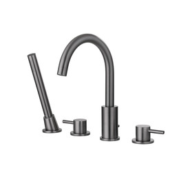 Смеситель для ванны Abber Wasser Kreis AF8113NG, никель - фото 