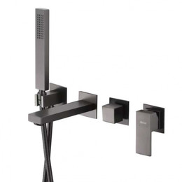 Смеситель для ванны Abber Daheim AF8230NG, никель - фото 