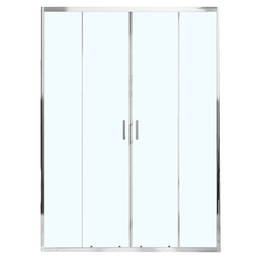 Душевая дверь Azario Tokyo 170 см AZ-362K2-170-CH-CL, хром/прозрачное - фото 