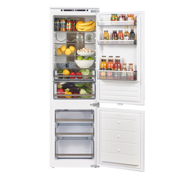 Встраиваемый двухкамерный холодильник Maunfeld MBF177NFWHGR Inverter - фото 