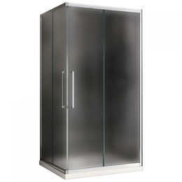 Душевое ограждение Abber Schwarzer Diamant 120х90 см AG02129MH, хром/матовое - фото 