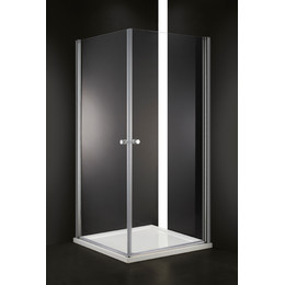 Душевое ограждение Cezares 70x70 см ELENA-W-A-2-70-P-Cr, хром/матовое - фото 