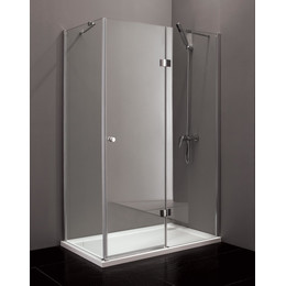 Душевое ограждение Cezares 120х100 см VERONA-W-AH-1-120/100-P-Cr-R, хром/матовое - фото 