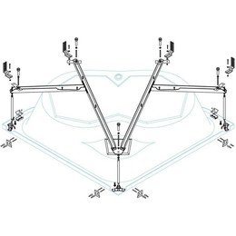 Каркас для ванны Cezares Cetina 140 CETINA-140-MF - фото 