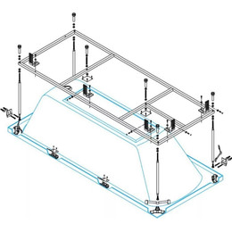 Каркас для ванн Cezares 180x80 см EMP-180-80-MF-R - фото 
