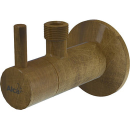 Угловой вентиль AlcaPlast ARV001-Antic с фильтром - фото 