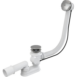 Сифон для ванны Alcadrain A55KM 57 см металл (AG210125260) - фото 