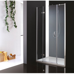 Душевая дверь Cezares 150 см BERGAMO-W-B-13-60+60/30-C-Cr-L, хром/прозрачное - фото 