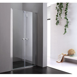 Душевая дверь Cezares 175 см ELENA-W-B-2-180-C-Cr, хром/прозрачное - фото 