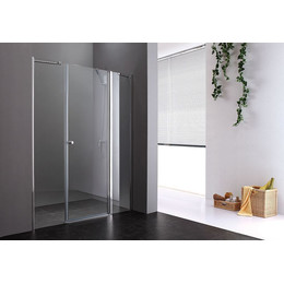 Душевая дверь Cezares 180 см ELENA-W-B-13-60+60/60-P-Cr-R, хром/матовое - фото 