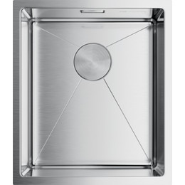 Кухонная мойка Omoikiri TAKI 38-U/IF-IN (4973043) 1,2 мм, нержавеющая сталь, Цвет производителя: нержавеющая сталь матовая - фото 