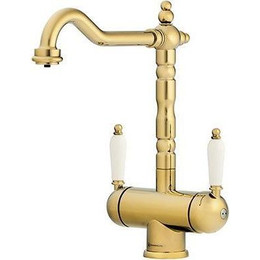 Смеситель для кухни Omoikiri Amagasaki-G 4994019, золото - фото 