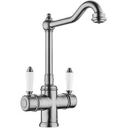 Смеситель для кухни Omoikiri Tottori-SI 4994046, античное серебро - фото 