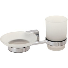 Мыльница+стакан Fixsen Kvadro FX-61306+08 - фото 