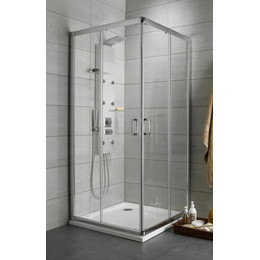 Душевое ограждение Radaway Premium Plus D 80х100х190 см, хром/прозрачное - фото 