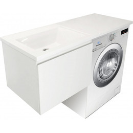 Тумба подвесная с раковиной-столешницей Эстет Dallas Luxe 140 см L, 1 ящик ФР-00002928 - фото 