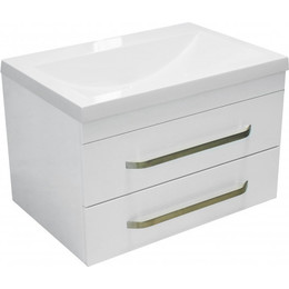 Тумба подвесная с раковиной Эстет Monaco 60 см, 2 ящика ФР-00002237 - фото 