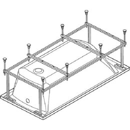 Каркас для ванны Santek Каледония 170x75 см 1.WH30.2.392 - фото 