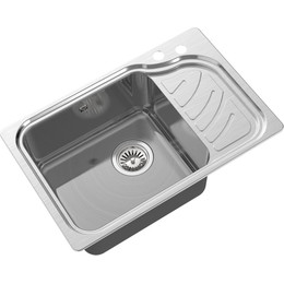 Кухонная мойка Oulin OL-327L 1 мм, нержавеющая сталь - фото 