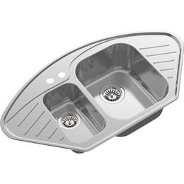 Кухонная мойка Oulin OL-310 1 мм, нержавеющая сталь - фото 