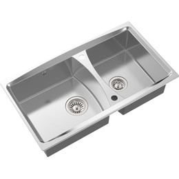 Кухонная мойка Oulin OL-S8203 1,2 мм, нержавеющая сталь - фото 
