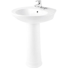 Раковина с пьедесталом Creo Ceramique Marseille 63 см - фото 