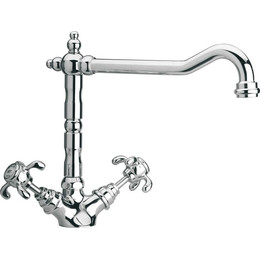 Смеситель для кухни Paini Ornellaia 87CR570BKM, хром - фото 