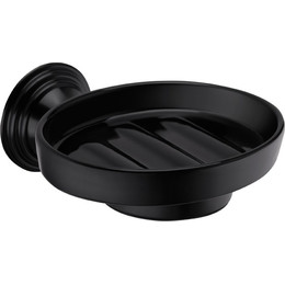 Мыльница Fixsen Luksor FX-71608B, цвет черный - фото 